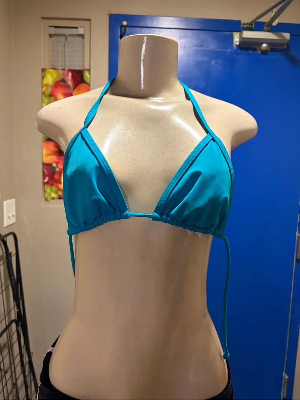 Victoria's Secret Teal Triangle Bikini Top